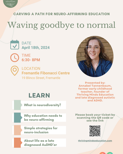 EVENT: Waving Goodbye to Normal: Carving a Path for Neuro-Affirming Education