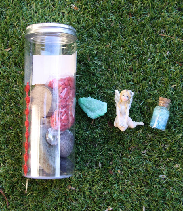 DIY Fairy Garden Kit in a Jar