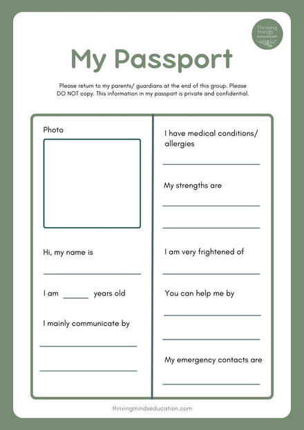 My Passport- Digital Download