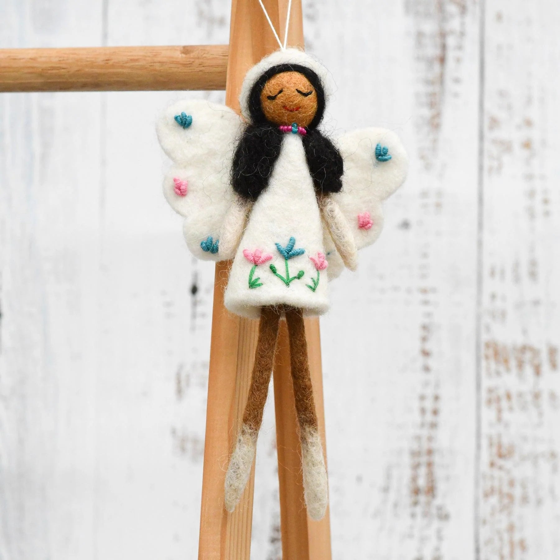 Felt Angel Fairy- White Dress