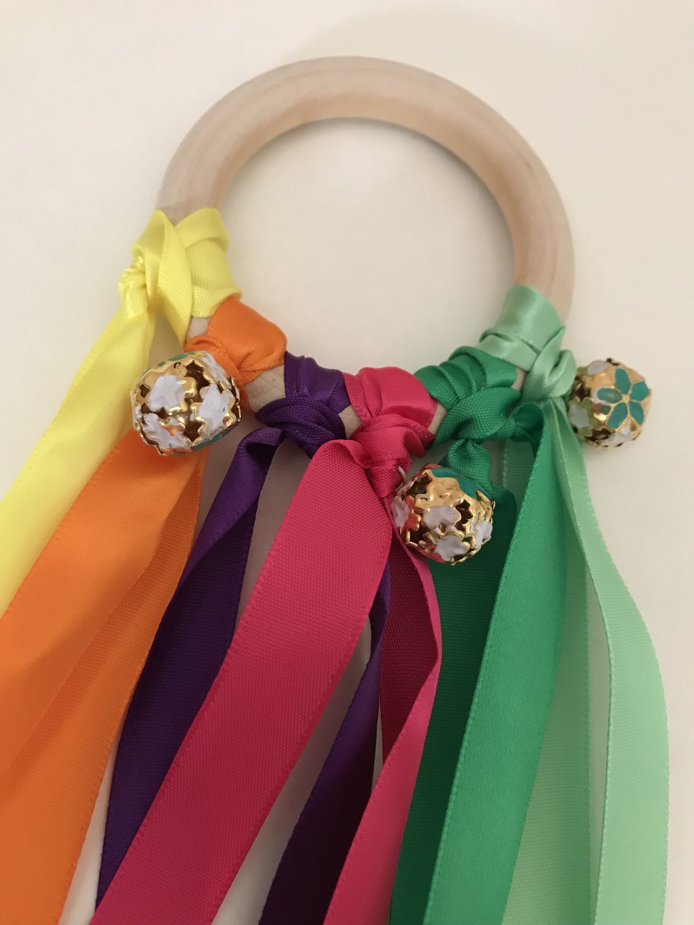 Ribbon Shaker with Colourful Bells