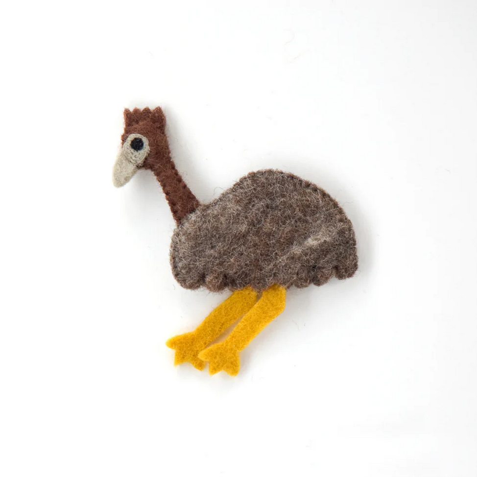 Finger Puppet- Emu