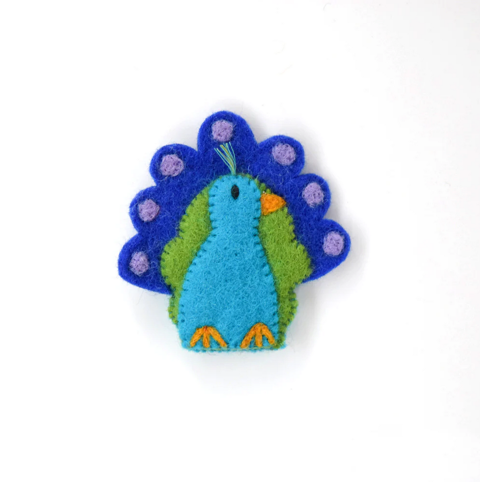 Finger Puppet- Peacock