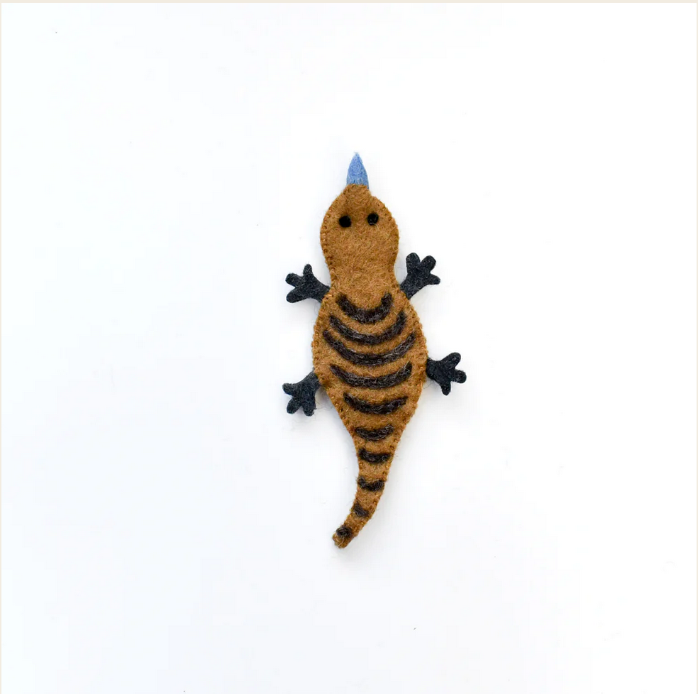 Finger Puppet- Blue Tongued Lizard