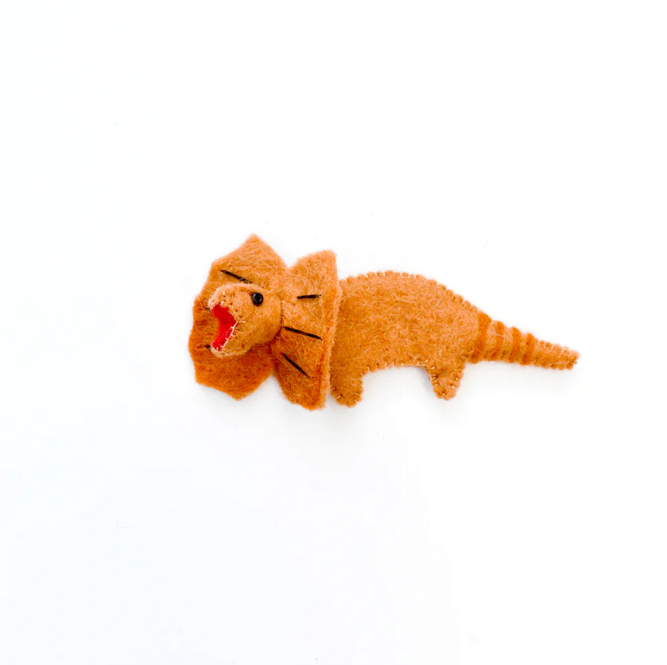 Finger Puppet- Frilled Neck Lizard