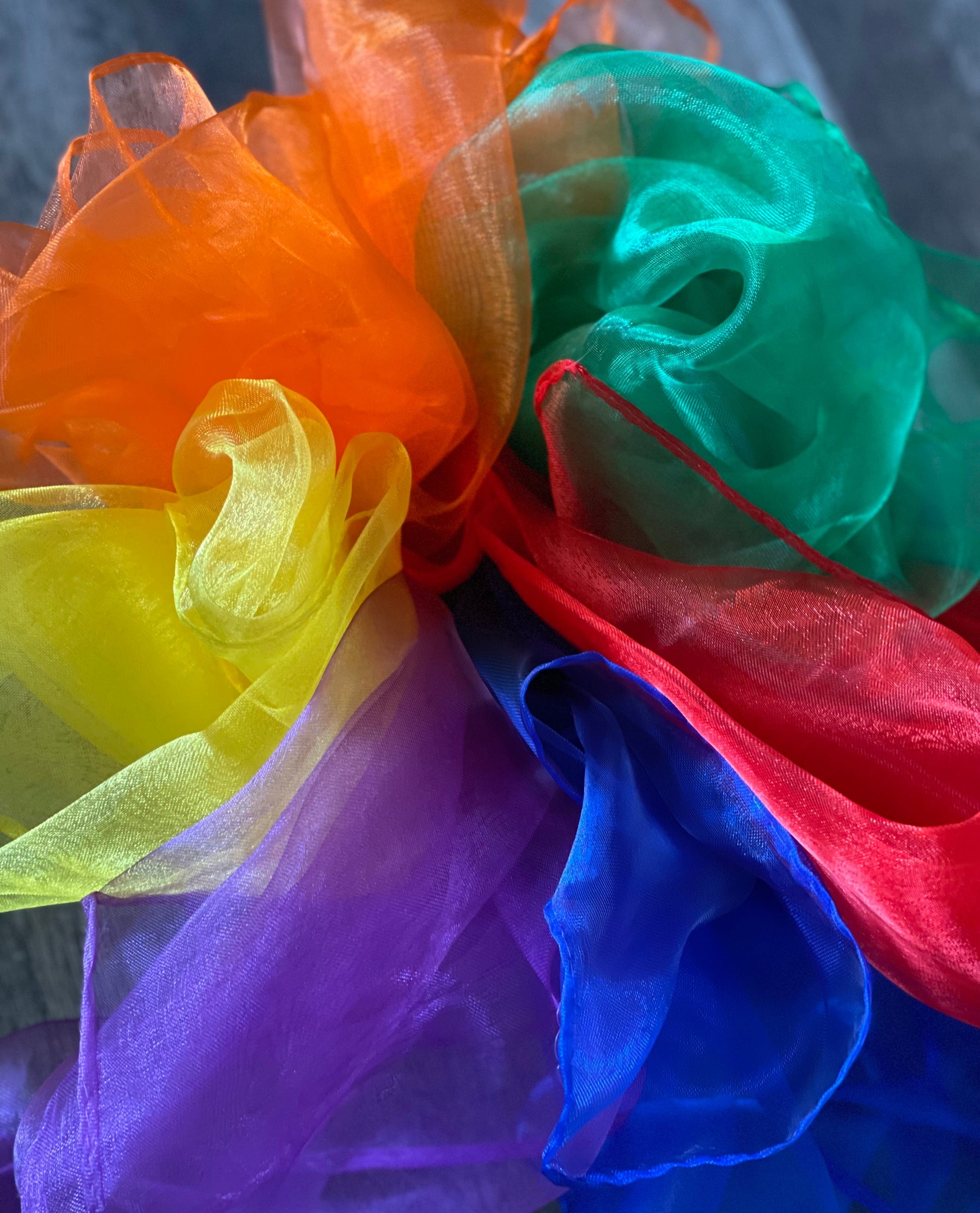 Pack of 6 Rainbow Scarves