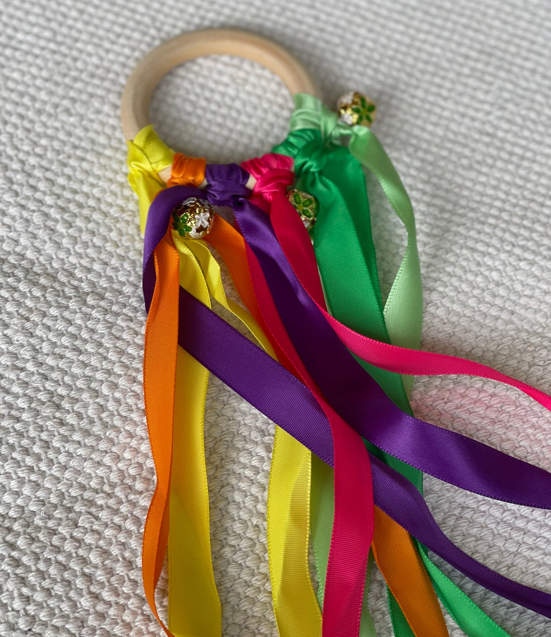 Ribbon Shaker with Colourful Bells