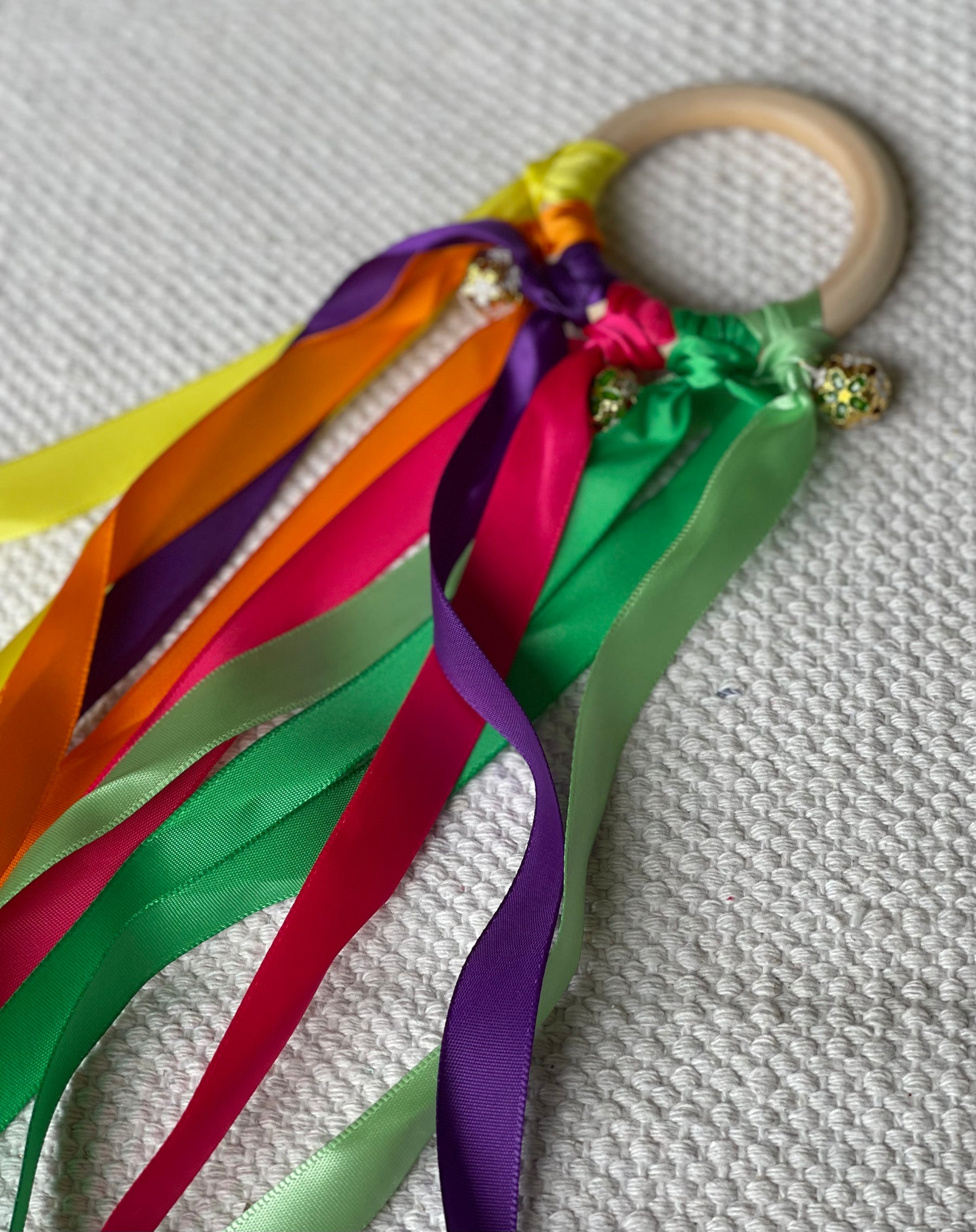 Ribbon Shaker with Colourful Bells