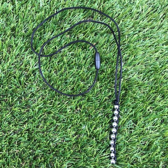 Caterpillar Necklace- Black