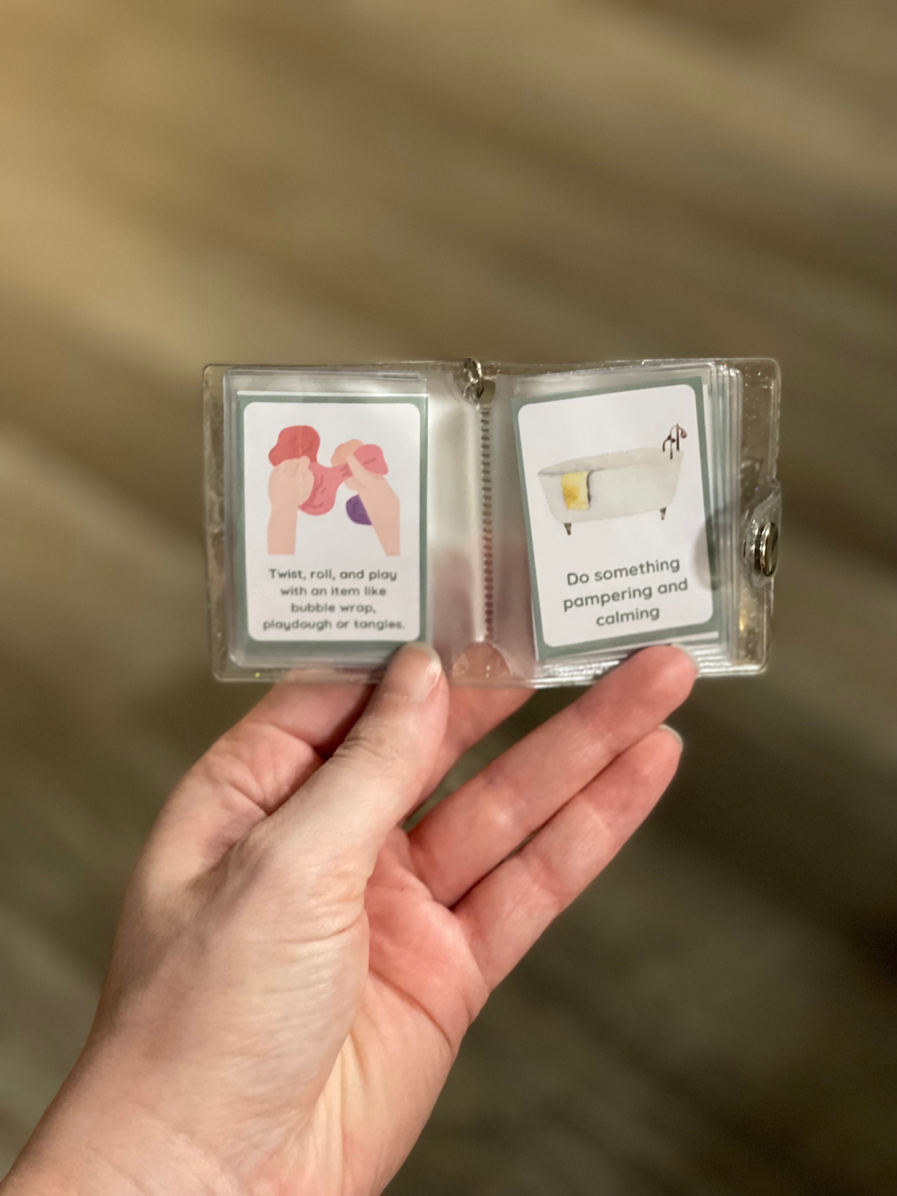 Little Regulation Keychain Book with Idea Cards – Thriving Minds Education