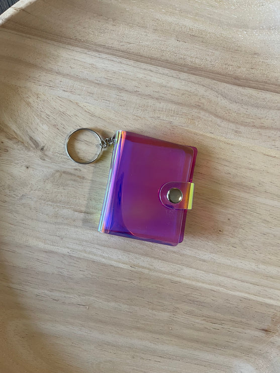 Mini Album Book Keychain- Holographic