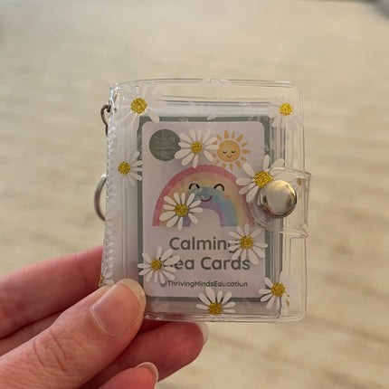 Little Keychain Book with Calming Idea Cards