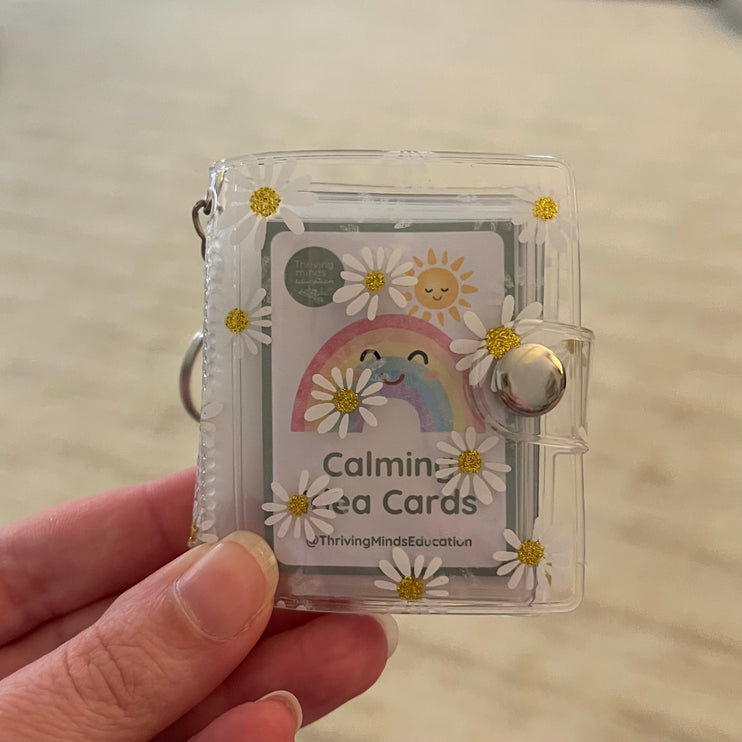 Little Keychain Book with Calming Idea Cards
