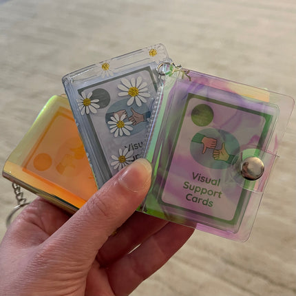 Little Keychain Book with Visual Support Cards