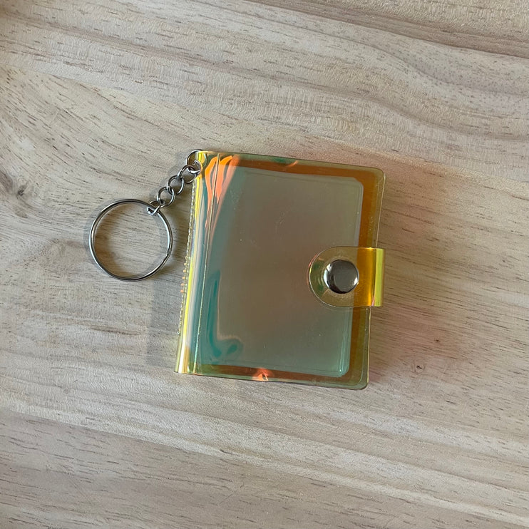 Mini Album Book Keychain- Holographic