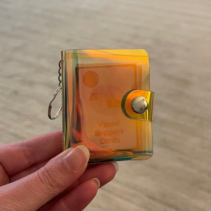 Little Keychain Book with Visual Support Cards