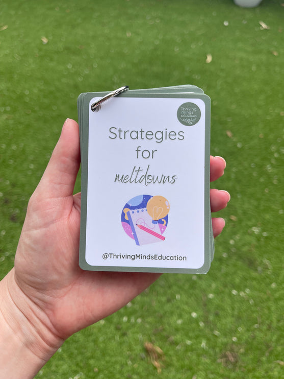 Strategies for Meltdowns Cards- Ringed Set