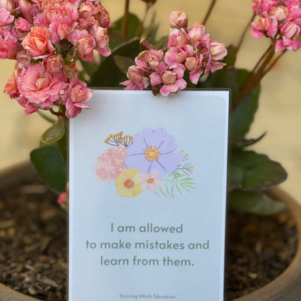 6 Affirmation Statement Cards and Posters- Digital Download