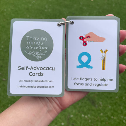 Self-Advocacy Cards- Ringed Set