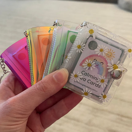 Little Keychain Book with Calming Idea Cards