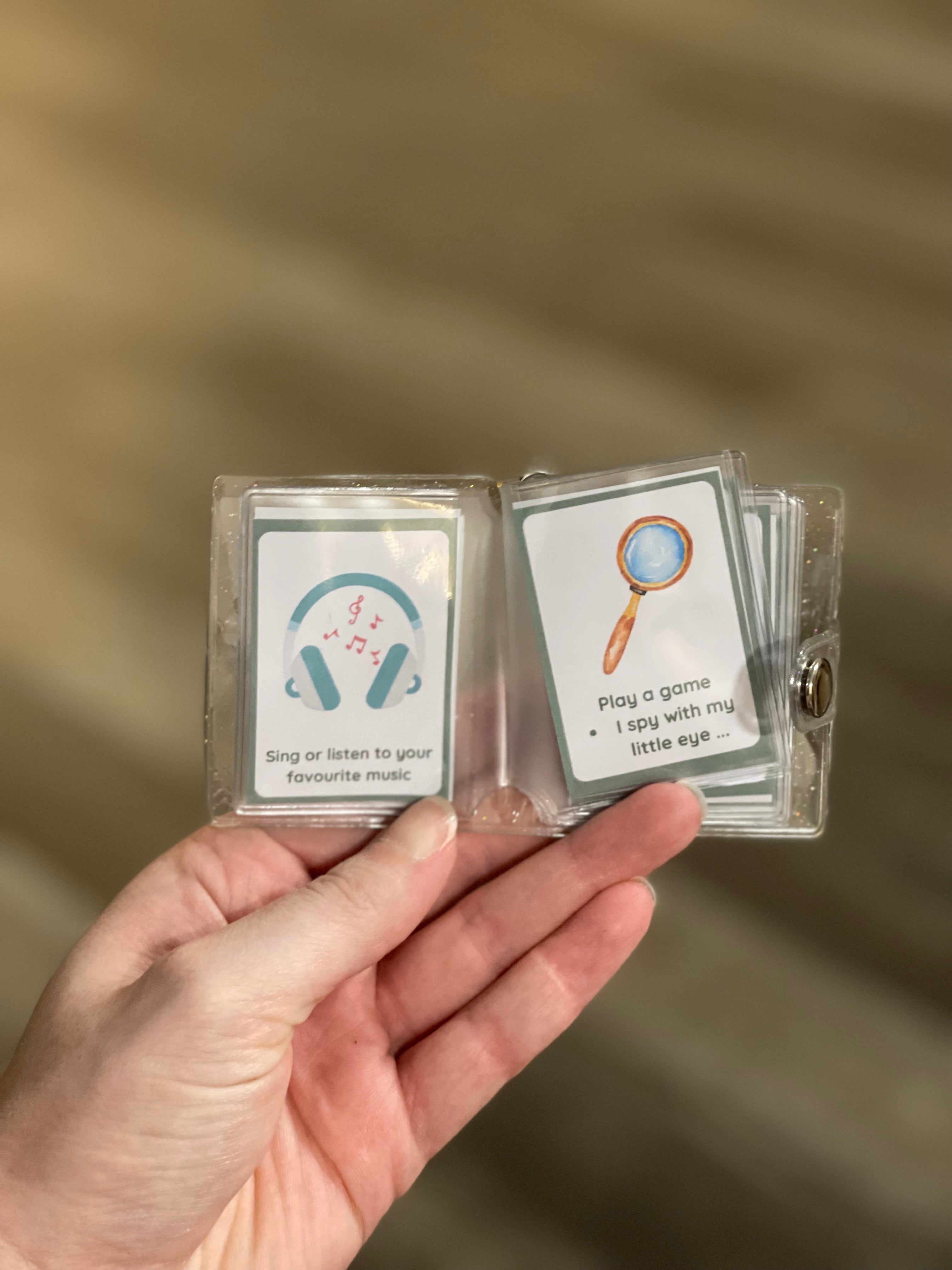 Little Regulation Keychain Book with Idea Cards – Thriving Minds Education