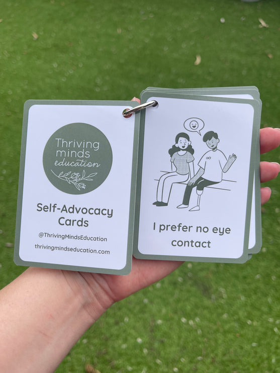 Self-Advocacy Cards- Ringed Set