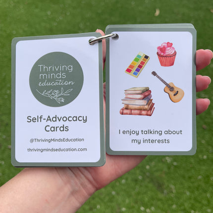 Self-Advocacy Cards- Ringed Set