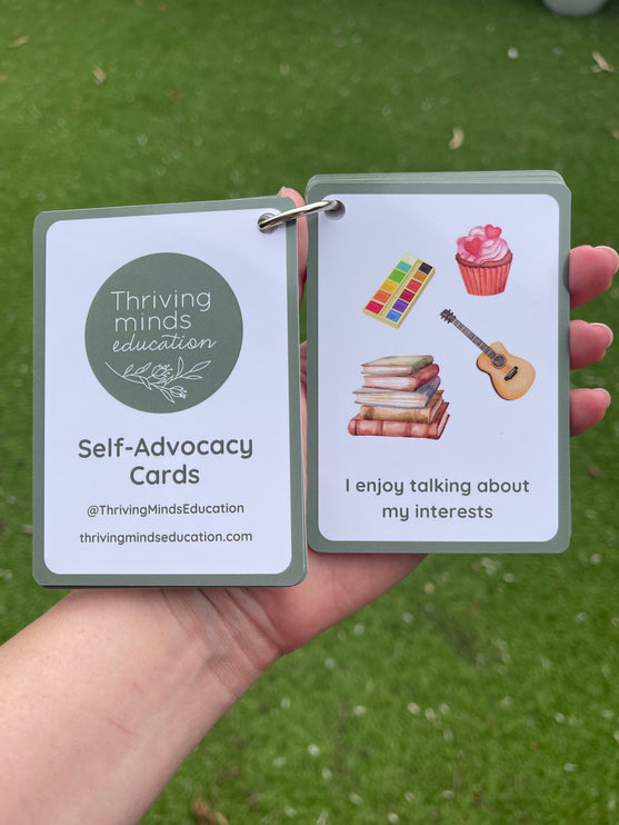 Self-Advocacy Cards- Ringed Set