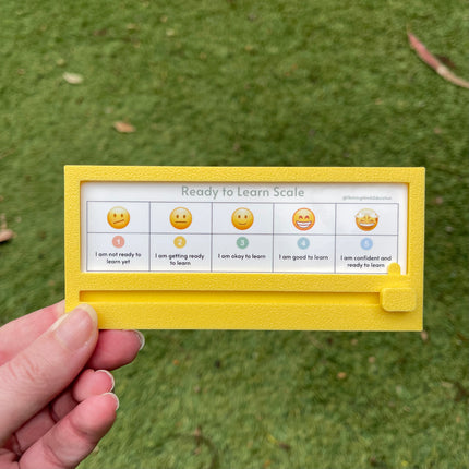 Emoji 'Ready to Learn Scale' Slider