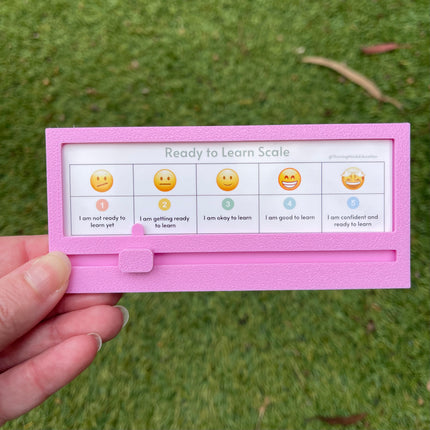 Emoji 'Ready to Learn Scale' Slider