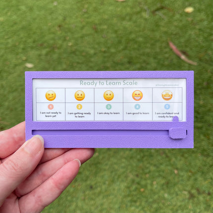 Emoji 'Ready to Learn Scale' Slider