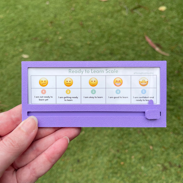 Emoji 'Ready to Learn Scale' Slider