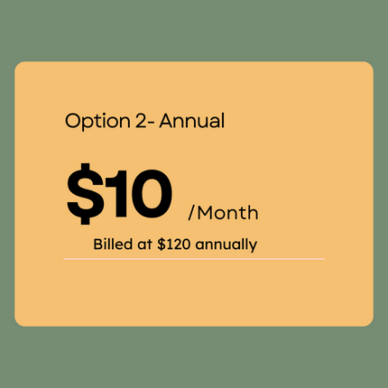 Option 2- Annual Membership