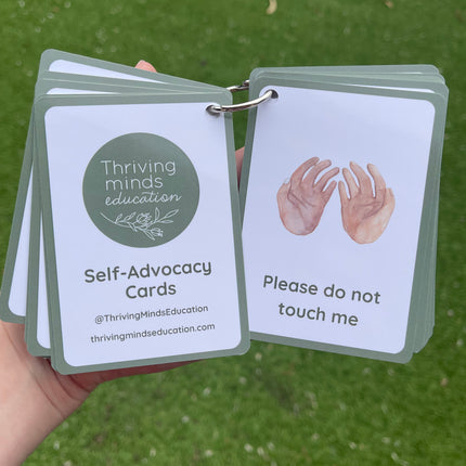 Self-Advocacy Cards- Ringed Set