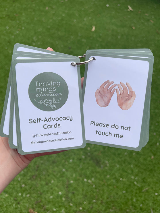 Self-Advocacy Cards- Ringed Set