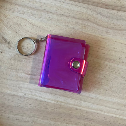 Mini Album Book Keychain- Holographic