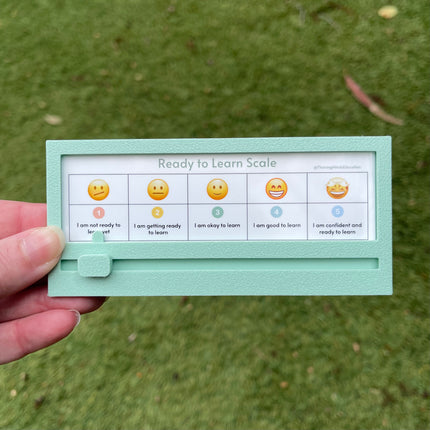 Emoji 'Ready to Learn Scale' Slider