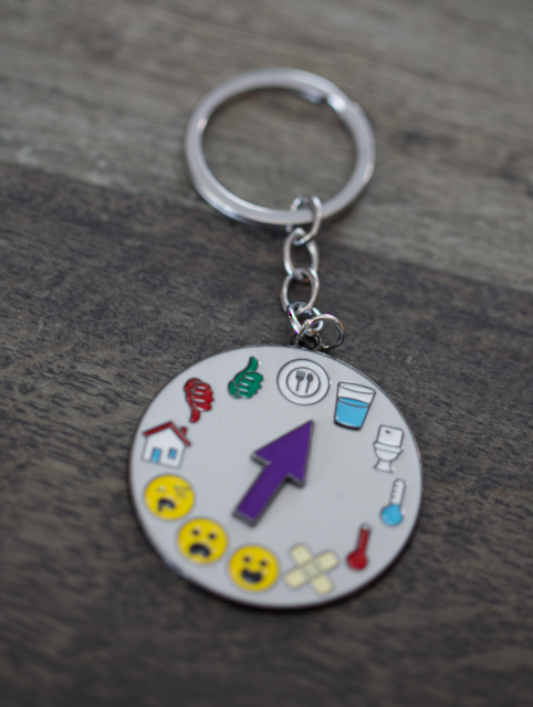 Advocacy Communication Pictures Keyring Spinner