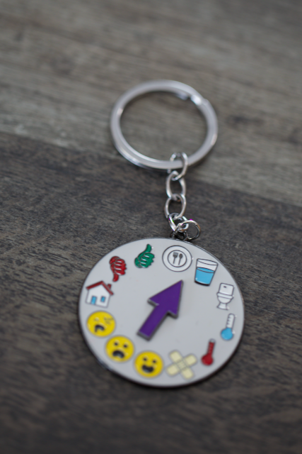 Advocacy Communication Pictures Keyring Spinner