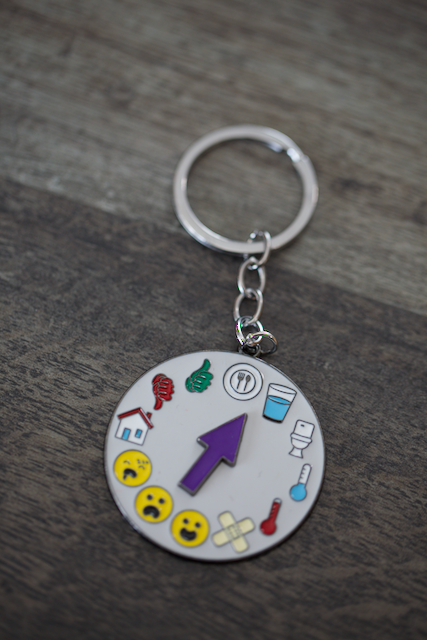 Advocacy Communication Pictures Keyring Spinner