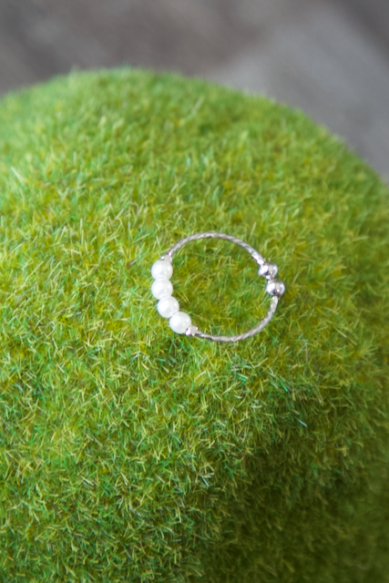 Freshwater Pearl Fidget Ring