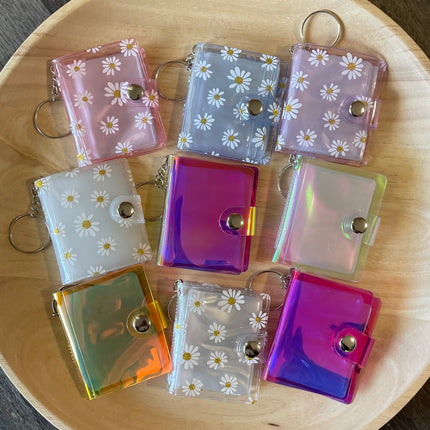 Mini Album Book Keychain- Holographic