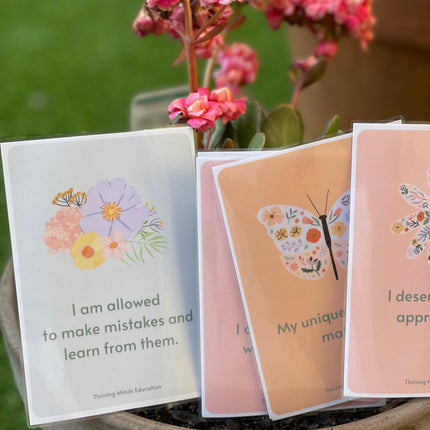 6 Affirmation Statement Cards and Posters- Digital Download