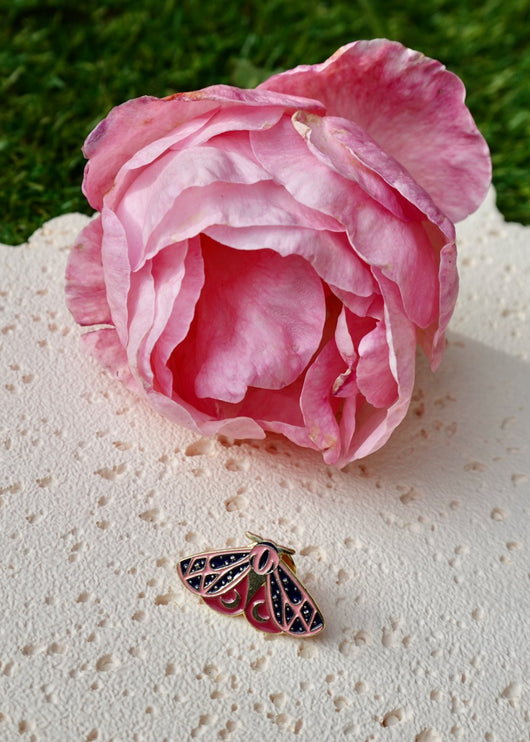 'Pretty Moth' Pin