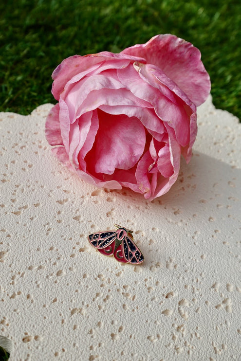 'Pretty Moth' Pin