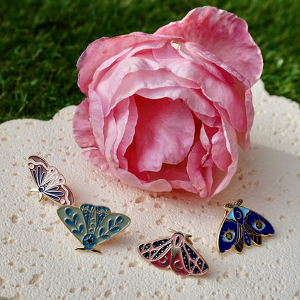 'Pretty Moth' Pin