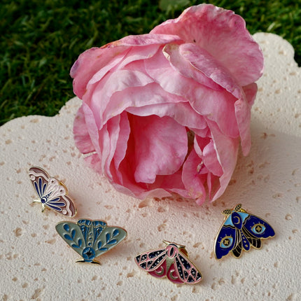 'Pretty Moth' Pin