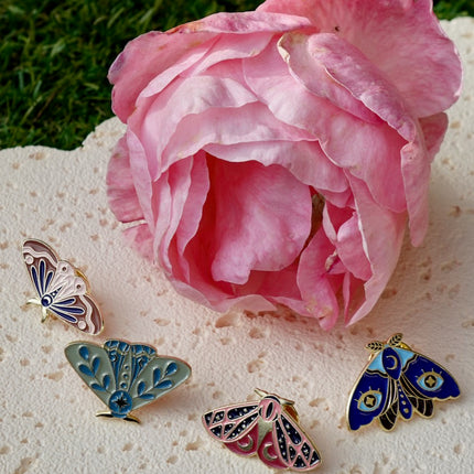 'Pretty Moth' Pin