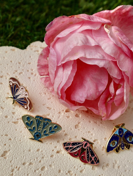 'Pretty Moth' Pin