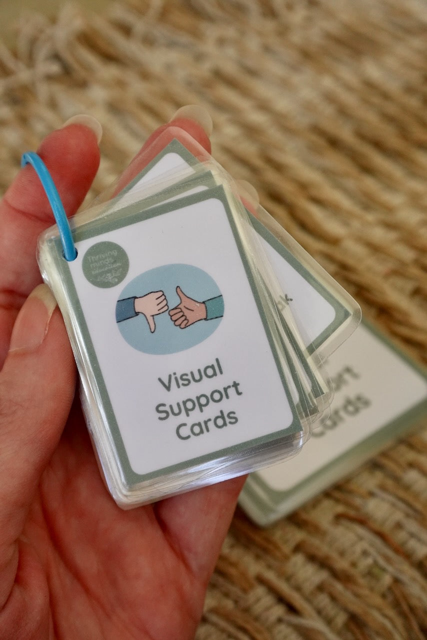 Small Visual Card Laminated Visual Support Cards – Thriving Minds Education